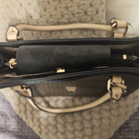 Guess Brown and Cream Women's Bag - Picture 6 of 14